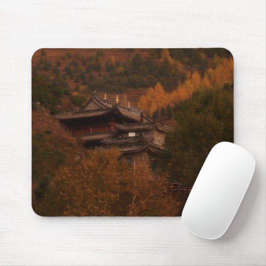 Buddhist Temple Mousepad Muismat (Met muis)