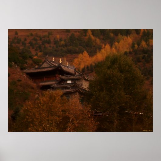 Buddhist Temple Poster (Voorkant)