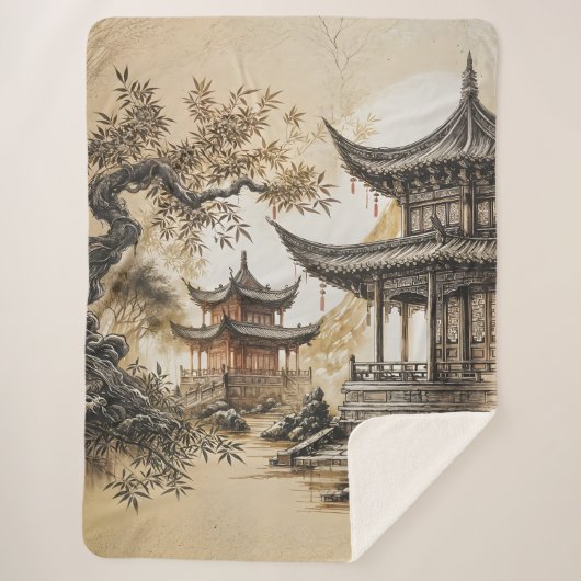 Buddhist Temple Sherpa Deken (Voorkant)