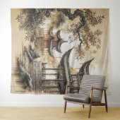 Buddhist Temple Wandkleed (In Situ (horizontaal))