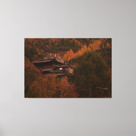 Buddhist Temple Wrapped Canvas (Voorkant)