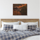 Buddhist Temple Wrapped Canvas Afdruk (Insitu (Slaapkamer))