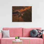 Buddhist Temple Wrapped Canvas Afdruk (Insitu (Woonkamer))