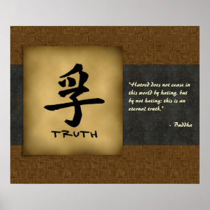 Buddhist Truth Quote Custom Poster