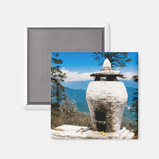 Buddhist Worship Site Magneet (Voorkant / Achterkant)