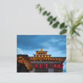 Buddhistisch Dzong Dak Briefkaart (Staand voorkant)