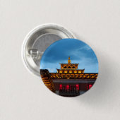 Buddhistisch Dzong Dak Ronde Button 3,2 Cm (Voorkant /achterkant)