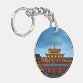 Buddhistisch Dzong Dak Sleutelhanger (Voorkant Links)