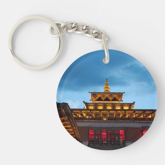 Buddhistisch Dzong Dak Sleutelhanger (Voorkant)