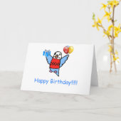 Buddie de Parkiet Kaart (Gele Bloem)