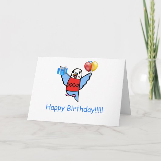 Buddie de Parkiet Kaart (Voorkant)