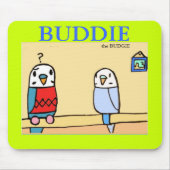 Buddie Finds Buddy Mousepad Muismat (Voorkant)