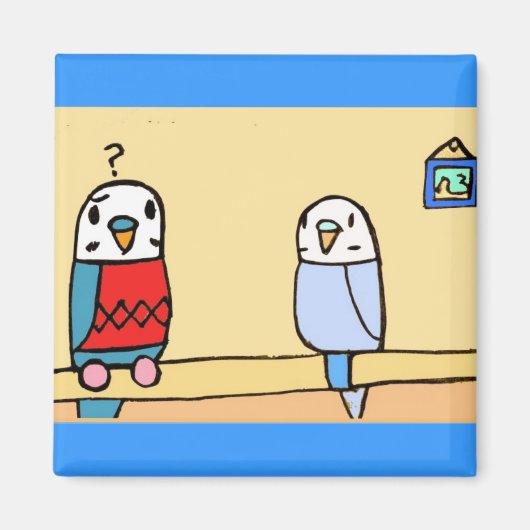 Buddie vindt Buddy Magneet (Voorkant)