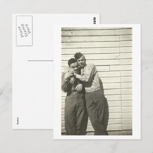 Buddies Briefkaart (Voorkant / Achterkant)