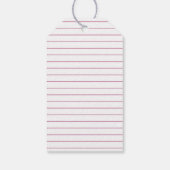 Budding Branch Bruiloft Welkomsttas Cadeaulabel (Achterkant)