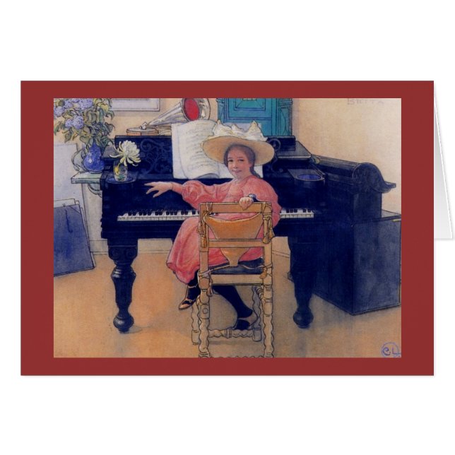 Budding Piano Diva (Voorkant Horizontaal)