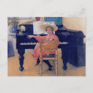 Budding Piano Diva Briefkaart
