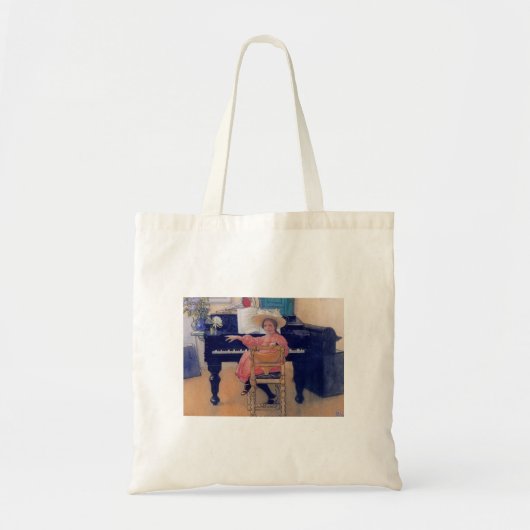 Budding Piano Diva Tote Bag (Voorkant)