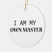 Buddy Ceramic Ornament – Minimalistische zwarte te (Links)