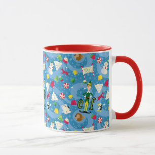 Buddy de Elf Cartoon Patroon Mok