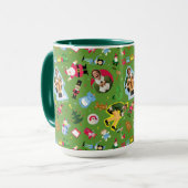 Buddy de Elf en Kerst Iconen Patroon Mok (Voorkant links)