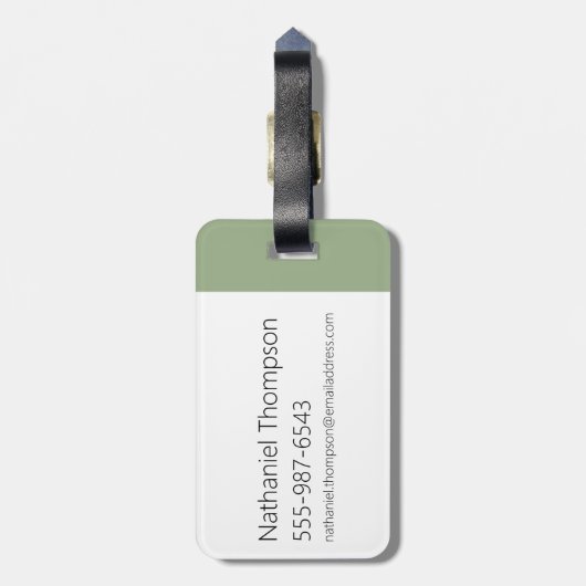 Buddy de Elf geloof ik Bagagelabel (Achterkant verticaal)