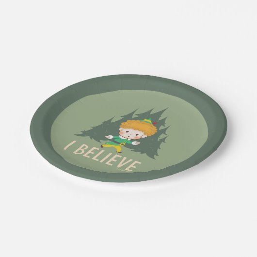 Buddy de Elf geloof ik Papieren Bordje (Gekanteld)