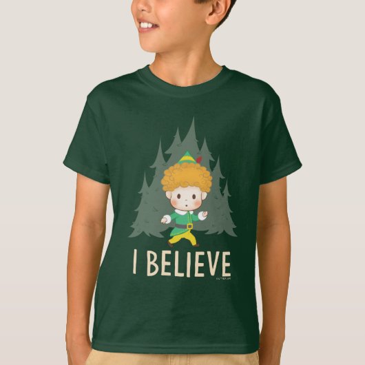 Buddy de Elf geloof ik T-shirt (Voorkant)