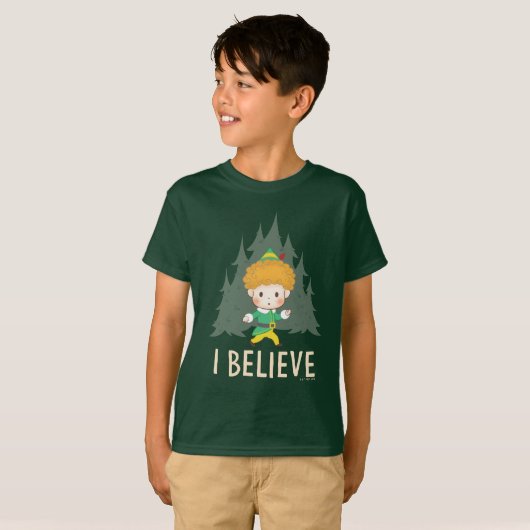 Buddy de Elf geloof ik T-shirt (Voorkant volledig)