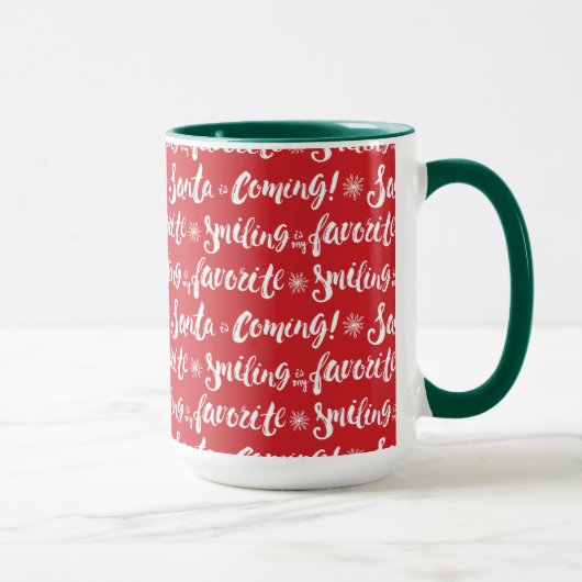 Buddy de Elf | Glimlachen is mijn favoriete patroo Mok (Rechts)