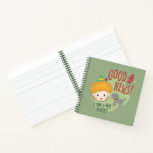 Buddy de Elf Goed nieuws! Vandaag een hond gezien! Notitieboek (Binnen)