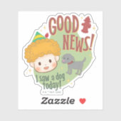 Buddy de Elf Goed nieuws! Vandaag een hond gezien! Sticker (Vel)