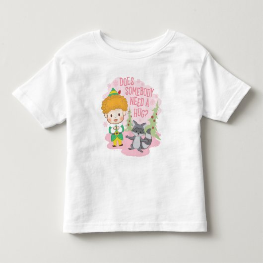 Buddy de Elf Heeft iemand een knuffel nodig? Kinder Shirts (Voorkant)