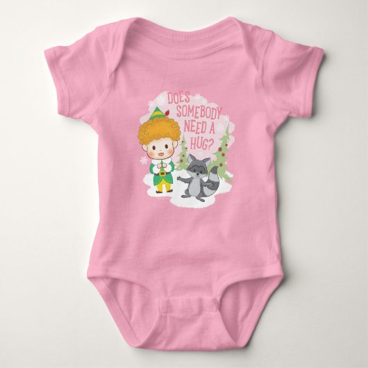 Buddy de Elf Heeft iemand een knuffel nodig? Romper (Voorkant)