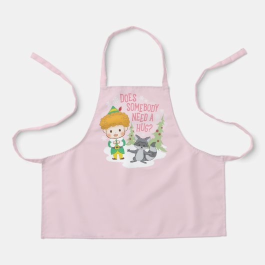 Buddy de Elf Heeft iemand een knuffel nodig? Schort (Voorkant)
