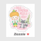 Buddy de Elf Heeft iemand een knuffel nodig? Sticker (Vel)