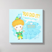 Buddy de Elf, je hebt het gedaan! Felicitatie! Canvas Afdruk (Voorkant)