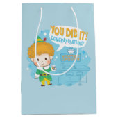 Buddy de Elf, je hebt het gedaan! Felicitatie! Medium Cadeauzakje (Voorkant)