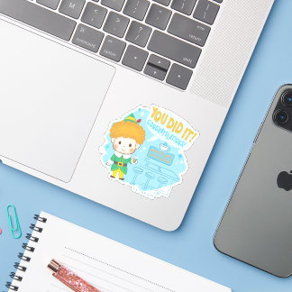 Buddy de Elf, je hebt het gedaan! Felicitatie! Sticker