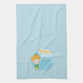 Buddy de Elf, je hebt het gedaan! Felicitatie! Theedoek (Verticaal)