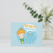 Buddy de Elf, je hebt het gedaan! Gefeliciteerd! Feestdagenkaart (Staand voorkant)