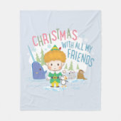 Buddy de Elf Kerstmis met al mijn vrienden Fleece Deken (Voorkant)