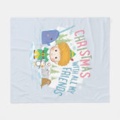 Buddy de Elf Kerstmis met al mijn vrienden Fleece Deken (Voorkant (Horizontaal))