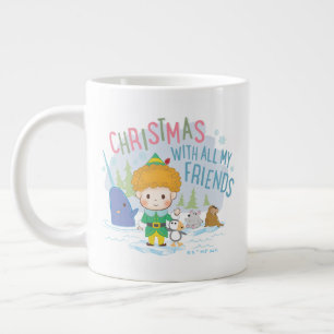 Buddy de Elf Kerstmis met al mijn vrienden Grote Koffiekop