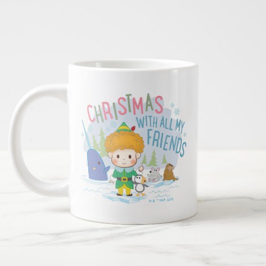 Buddy de Elf Kerstmis met al mijn vrienden Grote Koffiekop (Links)