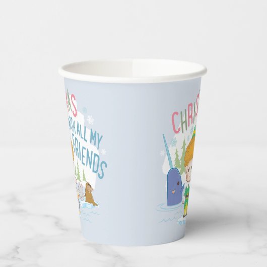 Buddy de Elf Kerstmis met al mijn vrienden Papieren Bekers (Links)