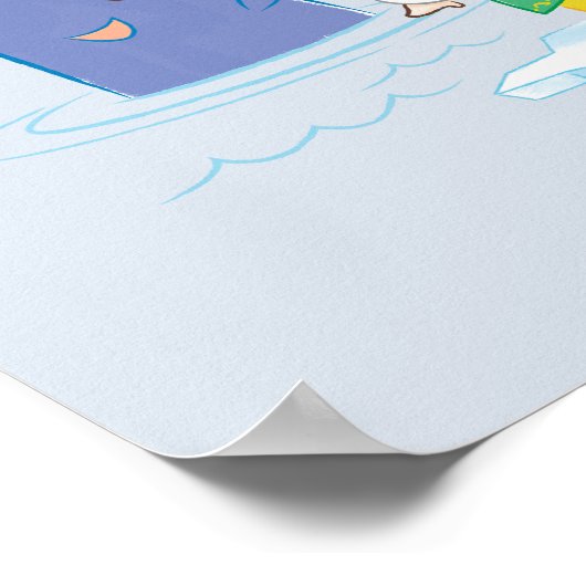 Buddy de Elf Kerstmis met al mijn vrienden Poster (Hoek)