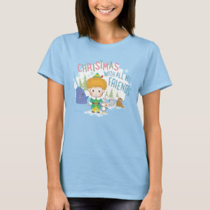 Buddy de Elf Kerstmis met al mijn vrienden T-shirt