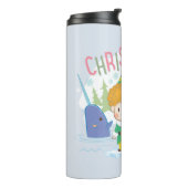 Buddy de Elf Kerstmis met al mijn vrienden Thermosbeker (Gedraaid links)