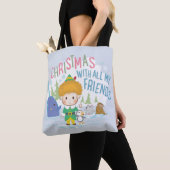 Buddy de Elf Kerstmis met al mijn vrienden Tote Bag (Dichtbij)